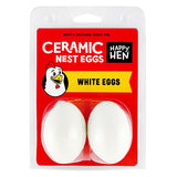 Happy Hen Treats Ceramic Nest Eggs White Package 2