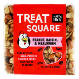 Happy Hen Treats Poultry Mealworm Treat Square Peanut Raisin and Mealworm 7.5 oz