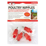 Miller Little Giant Poultry Nipple 4 Pack Package 4