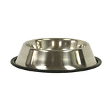 Valhoma Corporation No-tip Stainless Steel Bowl 24 oz Silver