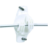 Gallagher Wood Post Wide Jaw Claw Insulators White 25s