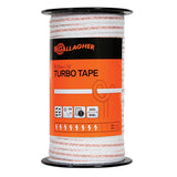 Gallagher Turbo Tape 1 2 inch 656 ft White