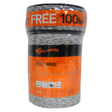 Gallagher Poly Wire 656 ft White