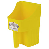 Miller Little Giant Enclosed Plastic Feed Scoop Yellow 3 qt
