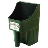 Miller Little Giant Enclosed Plastic Feed Scoop Green 3 qt