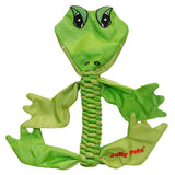 Jolly Pets Animal Flathead Dog Toy Small Alligator