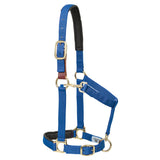 Weaver Leather Nylon Breakaway Padded Halter for Horses Average Horse Blue