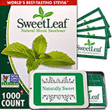 Sweetleaf Stevia Stevia Packets with Fiber 1000 CT
