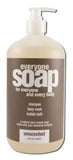 Eo Products EO 3 In 1 Everyone Soap: Shower Gel Bubble Bath Shampoo Unscented 32 oz