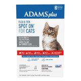 Adams Plus Flea and Tick Spot On for Cats and Kittens 25-5 lbs Gray Package 3
