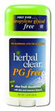 Herbal Clear Deodorant Stick Aloe Fresh Pg Free 1.8 oz