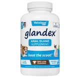 Glandex Anal Gland Powder Supplement for Dogs and Cats Beef Liver 55 Oz 155 gm