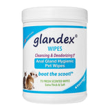 Glandex Anal Gland Hygienic Pet Wipes 75s