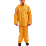 Tingley ComfortTuff Rain Suit with Hood Large Yellow