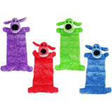 Multipet Loofa Squeaker Mat Dog Toy 12' Assorted Colors