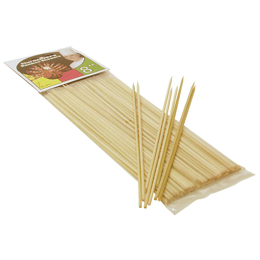 Harold Import Company Bamboo Skewers 8", 100 count