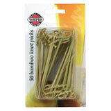 Accessories Culinary Serving Tools Bamboo Knot Picks 4 1/2" 50 count