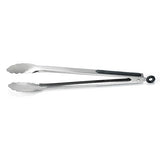 Harold Import Company HIC Cutlery Pro Serving Tools Food Tongs 12", Stainless Steel Blades