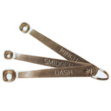 Accessories 3-Piece Measuring Spoon Set (Pinch, Smidgen and Dash), Stainless Steel