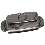 Accessories Culinary Covered Butter Dish, Stainless Steel