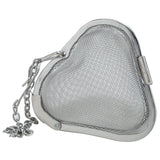 Accessories Mesh Heart Shaped Tea & Spice Infuser 2", Stainless Steel