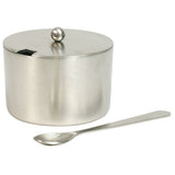RSVP Salt Cellar with Spoon (2 oz. capacity), Stainless Steel & [size]