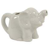 Harold Import Company HIC For the Coffee Connoisseur Mini Elephant Creamer 2 oz., White
