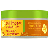Alba Botanica Hawaiian Kukui Nut Body Cream 6.5 fl. oz. Spa Treatments