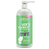 Alba Botanica Bath & Body Sparkling Mint Very Emollient Bath & Shower Gels 32 fl. oz.