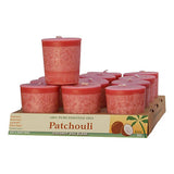 Aloha Bay Eco Palm Wax Candles Patchouli, Rose Votive Candles 12 pack