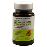 American Health Enzymes Chewable Papaya Enzyme with Chlorophyll 100 tablets