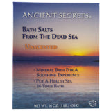 Ancient Secrets Aromatherapy Dead Sea Mineral Baths Unscented 1 lb.