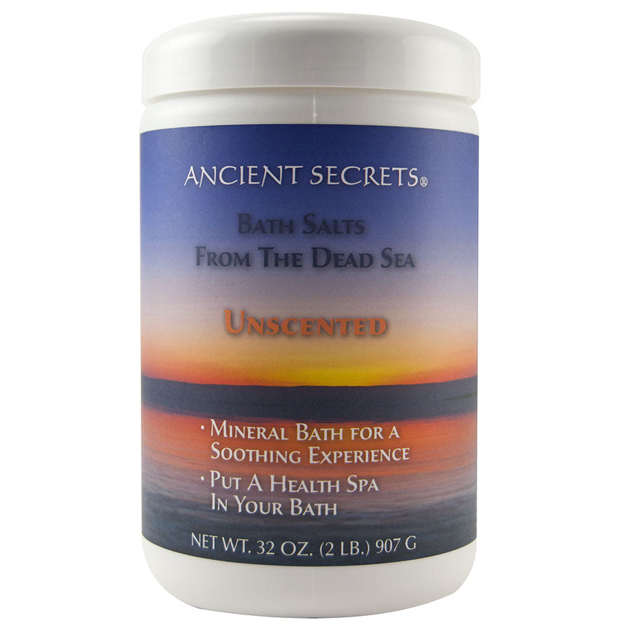 Ancient Secrets Aromatherapy Dead Sea Mineral Baths Unscented 2 lbs