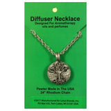 Aromatherapy Accessories Diffuser Pendant Necklaces Tree Life 24