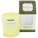 Aroma Naturals Naturally Blended Candles Peace Pearl (Pearl White) 3" x 3 1/2" Pillars 60 hours burn time