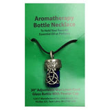 Aromatherapy Accessories Diffuser Pendant Necklaces Aroma Bottle Celtic Trinity 30" Adjustable Wax Linen Cord