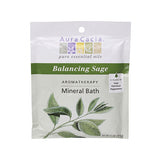 Aura Cacia Balancing Sage, Aromatherapy Mineral Bath, 2.5 oz. packet