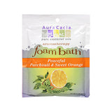 Aura Cacia Peaceful Patchouli & Sweet Orange, Aromatherapy Foam Bath, 2.5 oz packet