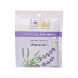 Aura Cacia Relaxing Lavender, Aromatherapy Mineral Bath, 2.5 oz. packet