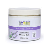 Aura Cacia Relaxing Lavender, Aromatherapy Mineral Bath, 16 oz. jar