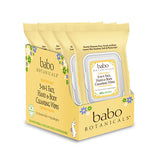 Babo Botanicals Baby Care 3-in-1 Face, Hands & Body Cleansing Wipes, Oatmilk & Calendula 30 count Sensitive Baby