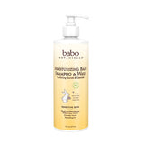 Babo Botanicals Baby Care Moisturizing Baby Shampoo & Wash, Oatmilk & Calendula 16 fl. oz. Shampoos & Washes