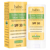 Babo Botanicals Sun Care Baby Face Mineral Sunscreen Stick (SPF 50) 0.6 oz. Fragrance Free