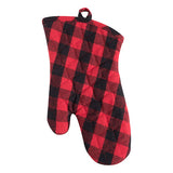 Bring it Oven Mitts Lodge 13", Red/Black