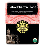 Buddha Teas Organic Premium Tea Blends Detox Dharma Blend 18 tea bags