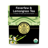 Buddha Teas Organic Specialty Tea Feverfew Lemongrass 18 tea bags unless noted