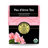 Buddha Teas Organic Herbal Tea Pau d'Arco 18 tea bags