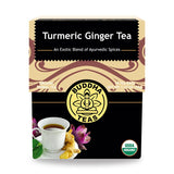 Buddha Teas Organic Herbal Tea Turmeric Ginger 18 tea bags