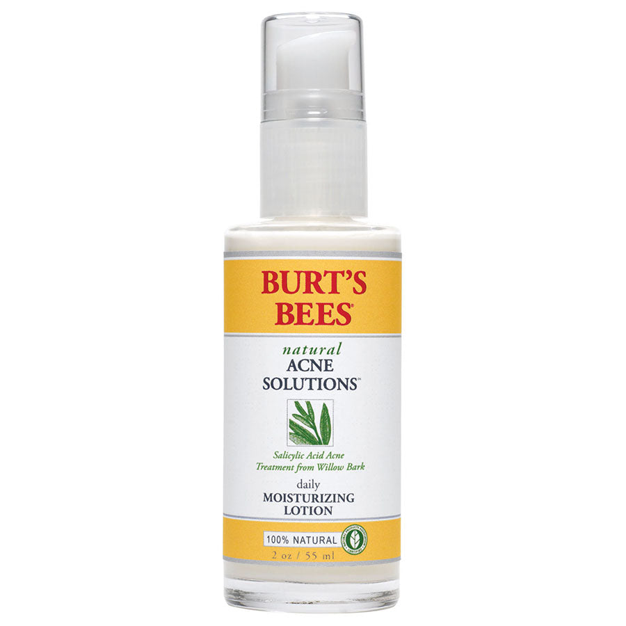 Burt's Bees Facial Care Daily Moisturizing Lotion 2 fl. oz. Natural Acne Solutions