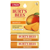 Burt's Bees Lip Care 2-Pack Mango Butter Lip Balms 0.15 oz. blister box